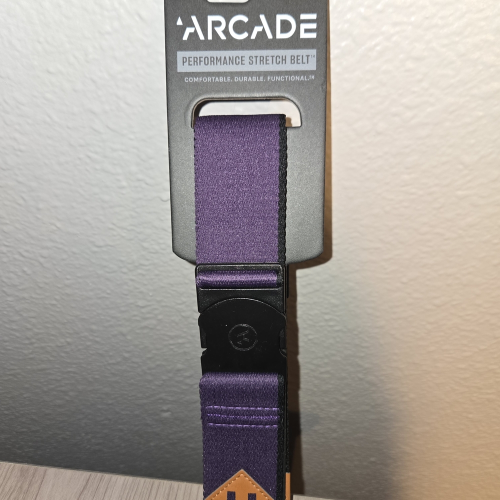 Arcade Deep Purple Stretch Belt - NEW